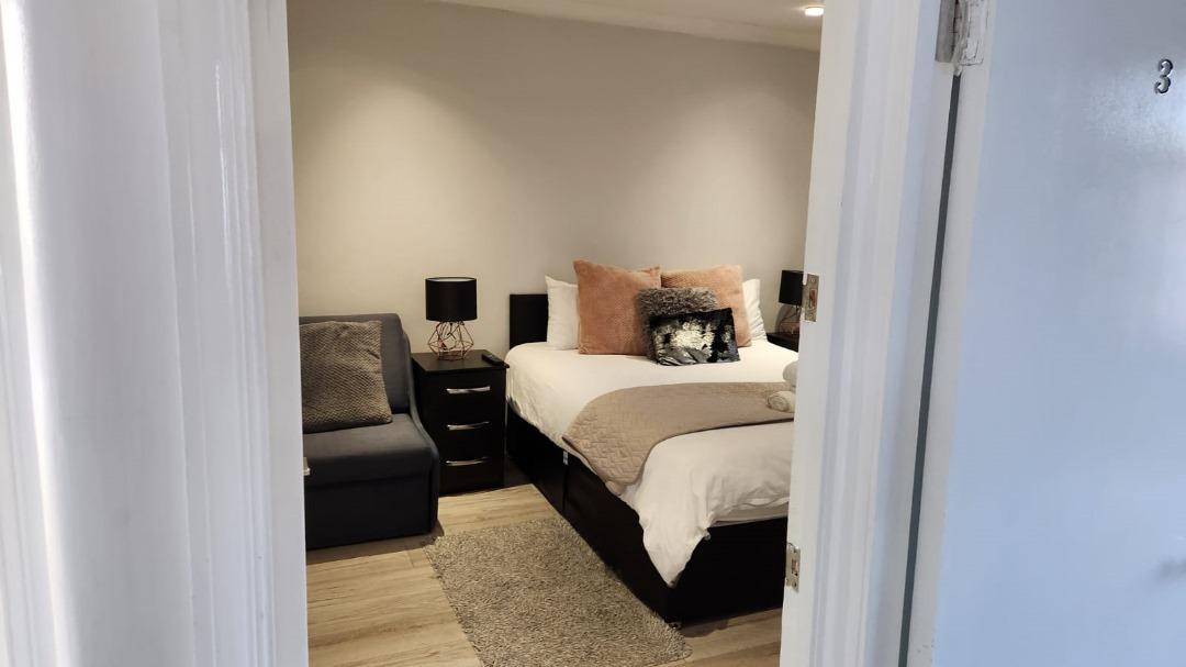 Well maintained bedroom at one of our supported living properties